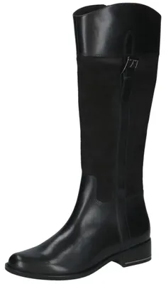 Produktbild von Caprice Damen Langschaft Stiefel aus Leder mit seitlichem Reißverschluss und Blockabsatz