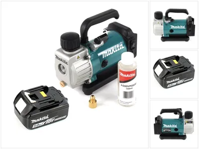 Produktbild von Makita DVP 180 T1 18V Akku Vakuumpumpe + 1x BL 1850 B 5,0 Ah Akku