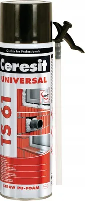 Obrázok produktu pre Ceresit Polyuretánová pena TS61 500ml Montážna pena Izolácia dverí a okien