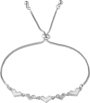 Produktbild von Damen-Armband, verstellbare Länge, Quaste, Strass, Herz, polierte Legierung, Handgelenkschmuck, Geschenk für Tochter, Ehefrau, Freundin, Alltagskleidung, Paar-Armreif