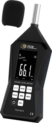 Zdjęcie produktu dla Przenośny miernik poziomu dźwięku  Pce Instruments Miernik poziomu hałasu Rejestrator danych