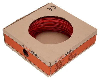 H05V-K 1X0,75 PVC-Aderleitung, rot, Kupfer, 100 m