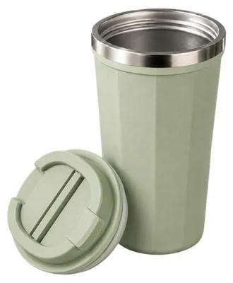 Produktbild von Verk 07547 Thermobecher mit Saugnapf gegen Umkippen, 380 ml, grün