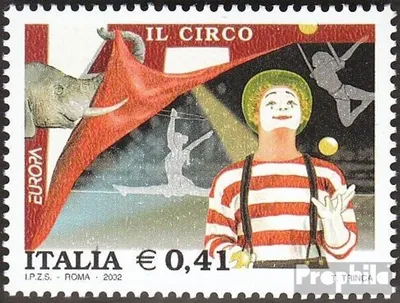 Produktbild von Briefmarken Italien 2002 Mi 2842 (kompl.Ausg.) postfrisch Europa: Zirkus