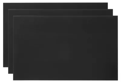 3er-Pack Aluminiumplatten 15x21 cm 0,8 mm schwarz Lasergravur