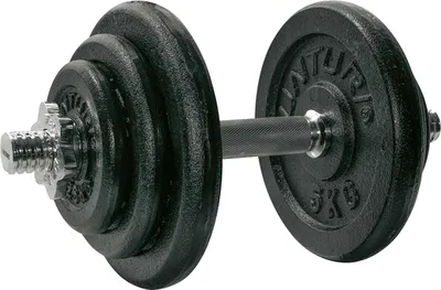 Immagine prodotto di Set di manubri Tunturi da 20 kg, 1 barra a vite