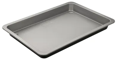 Produktbild von Zenker Pflaumenkuchen Backblech energy, Premium-Backform, für köstliche Kuchen, verkürzt die Backzeit um bis zu 20% (Farbe: silber/anthrazit)