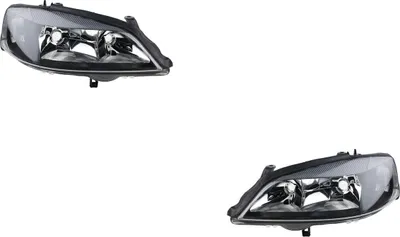 Immagine prodotto di Fari alogeni Johns adatti per Opel Astra G frame 98-04 set nero L R. H7HB3