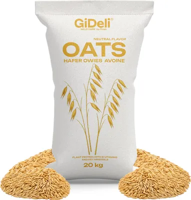 Produktbild von Hafer Ganz 20kg Naturrein Pferdefutter Vogelfutter Geflügel Wildvögel GiDeli