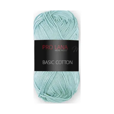 Produktbild von Pro Lana Basic Baumwolle 50g (65) babyblau