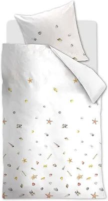 Produktbild von Marjolein Bastin Mako-Satin-Bettwäsche-Garnitur al Farbe Natural Größe 135x200+80x80