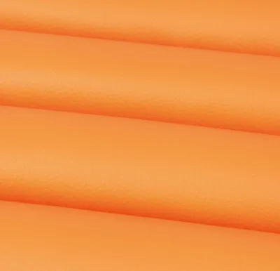 Produktbild von Kunstleder in Orange als laufende Meterware, Bezugs Polsterstoff "viele Farben" in Lederoptik zum Nähen und Beziehen 145cm Breite