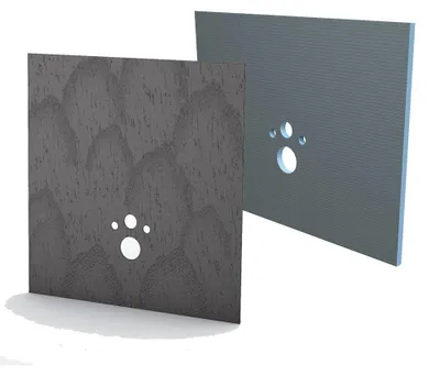 Image de Kit habillage+finition Bâti-support Wedi I-Board concrete gris