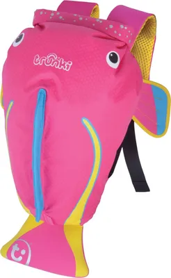 Produktbild von Trunki Paddlepak Wasserdichter Rucksack Medium - Coral der tropische Fisch
