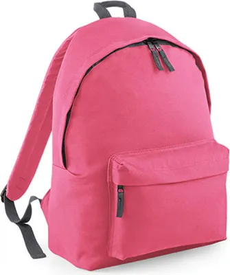 Produktbild von BagBase BG125 | Original Fashion Backpack / Rucksack | 31 x 42 x 21 cm - Farbe: True Pink/Graphite Grey - Größe: 31 x 42 x 21 cm