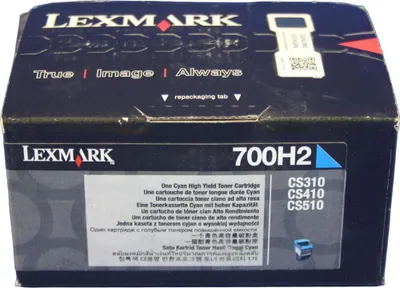 Productafbeelding van Toner LEXMARK 70C0H20 voor CS410N, kleur: cyaan