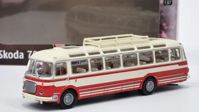 Image de Skoda 706 RTO Lux - Blanc/Rouge Brekina 1:87