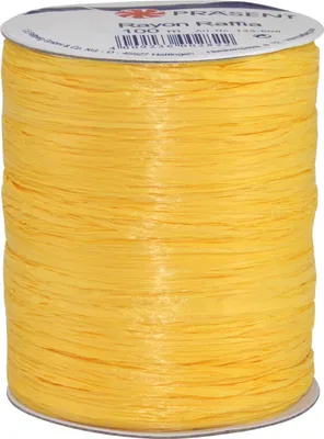 Obrázok produktu pre PATTBERG Raffia Bastband Rayon 100 m žltá rolka