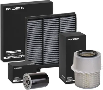 Produktbild von RIDEX Filterset Inspektionspaket Filtersatz für MITSUBISHI PAJERO II (V3W, V2W, V4W)