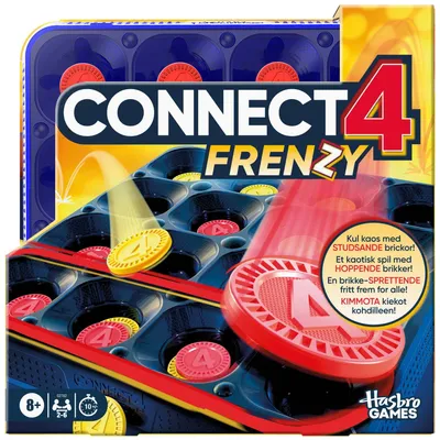 Image de Connect 4 Frenzy, jeu de société rapide pour 2 joueurs