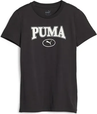 Immagine prodotto di Maglietta a maniche corte Puma Power Colorblock, nera, 9-10 anni, bambina, nera, 9-10 anni