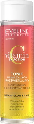 Produktbild von Eveline Cosmetics Vitamin C 3x Action – Mizellenwasser, reinigend, feuchtigkeitsspendend