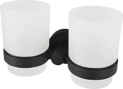 Produktbild von Haceka Kosmos Dubbele Bekerhouder 16,1x7,5x9,6 cm Zwart