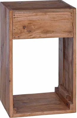 Obrázok produktu pre Nočný stolík Hnedá 63 x 30 x 79 cm Masívne mahagónové drevo