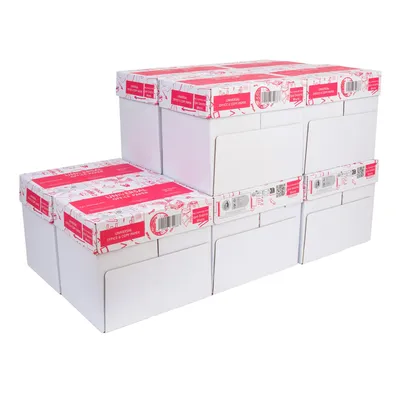 Obrázok produktu pre Prémiový tlačový papier formátu DIN A4 – 25 000 listov – biely univerzálny kopírovací papier – CIE biela 160 – ideálny pre kanceláriu a domácnosť (10 kartónov | 25 000 listov)