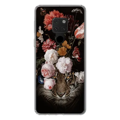 Produktbild von MuchoWow® Handyhülle Schutzhülle Hülle für Huawei P40 Lite Blumen - Jan Davidsz de Heem - Tiger - Gemälde - Stillleben - Alte Meister Silikon Softcase Handy Hülle - Handy