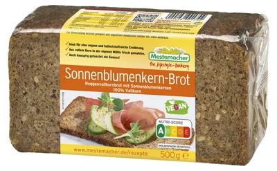 Immagine prodotto di Mestemacher pane ai semi di girasole senza conservanti 500g