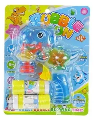 Zdjęcie produktu dla Pistolet do baniek mydlanych ze światłem MIX - ADAR