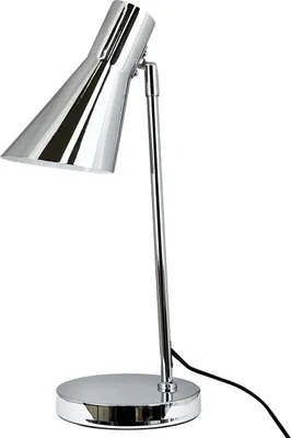 Produktbild von Tischlampe Chrom, Tischleuchte, Nachttisch, Schreibtischlampe, lampe, Leselampe DL12