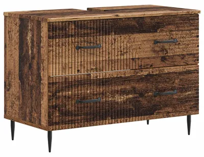 Immagine prodotto di Mobiletti sotto lavabo HAARLEM, legno di recupero, 82 x 41 x 58,5 cm