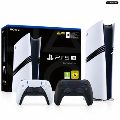 Produktbild von Sony PlayStation 5 Pro 2 TB mit DualSense Midnight Black Duo Bundle