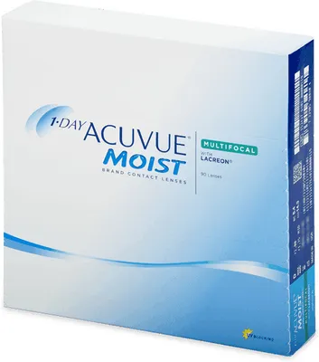 Produktbild von 1-DAY ACUVUE MOIST MULTIFOCAL - 90 daily lenses - Sph: -5.5, Add: +2.50 hgh, BC: 8.4, D: 14.3