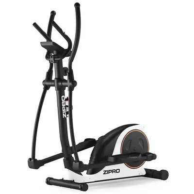 Produktbild von Zipro Crosstrainer Hulk RS – Magnetischer Ellipsentrainer bis 150kg Belastbar 8kg Schwungmasse Leiser Riemenantrieb Heimtrainer mit Pulsmessung
