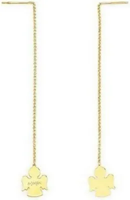 Produktbild von Amen ANGELI GOLD Damen Ohrringe 925 Sterling Silber