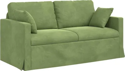 Obrázok produktu pre vidaXL Pohovka Svetlozelená 158 x 78 x 80 cm Zamat