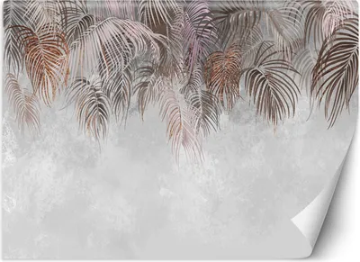Produktbild von Vlies fototapete Hängende Palmblätter 3D 300x210 cm Feeby Beige inkl. Kleber einfache Montage