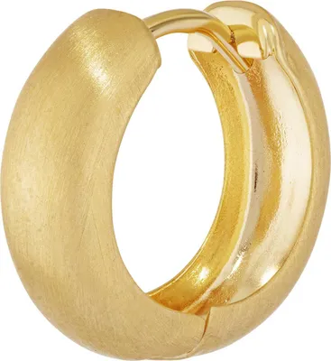 Immagine prodotto di Orecchino a cerchio singolo 333 in oro giallo 12,2 X 3,2 mm parzialmente smerigliato 4740