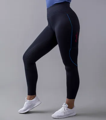 Image de Kingsland karina F-Tec Full-Grip Pantalon de compression Femme Navy Été 2022, Taille:S