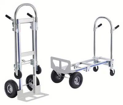 Immagine prodotto di Carrello a mano – Carrello a spinta – Carrello a piattaforma – Carrello di trasporto – Trolley – Alluminio
