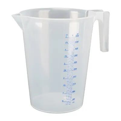 Obrázok produktu pre Pressol  Messbecher Polypropylen 5 L Durchsichtig, Ã¢ Ä¦l- und Säurebeständig