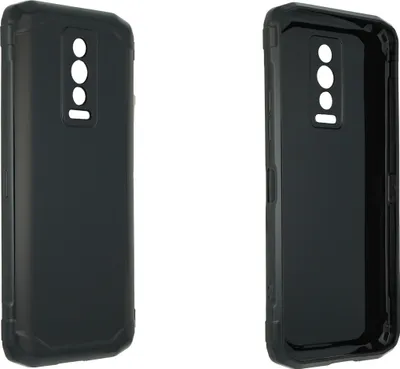 Produktbild von caseroxx Schutz-Hülle TPU-Hülle kompatibel mit Doogee Blade 10 / Pro / Ultra, Gummi Handy Tasche schwarz