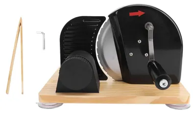 Produktbild von Manuelle Brotschneider - Verstellbare Dicke bis 15 mm - Ergonomischer Griff