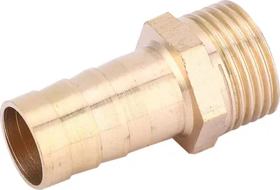 Image de 5 raccords de tuyau en laiton à filetage mâle G3/8, 12 mm