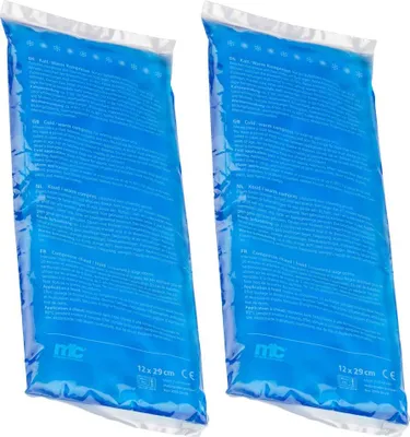 Produktbild von Kalt Warm Kompressen, Gel, Mikrowellen geeignet, 12 x 29 cm, 2 Stück