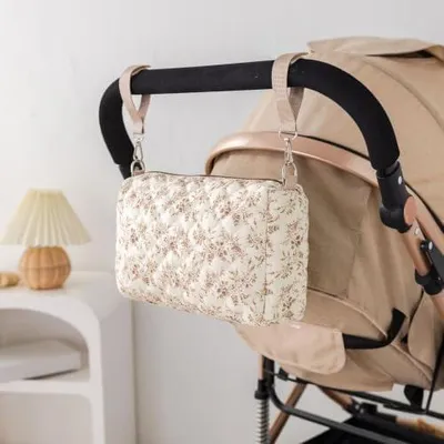 Produktbild von Wickeltasche Waschbar Wasserdicht Viel Stauraum Tragbar | Kompakte Wickeltasche Reisetasche für Mama Papa Eltern tägliche Reisen Park Einkaufen Outdoor Spaziergänge