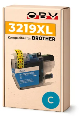 Produktbild von Brother LC-3219XL kompatible Druckerpatrone Cyan - MFC-J5330dw MFC-J5330dw XL MFC-J5335dw